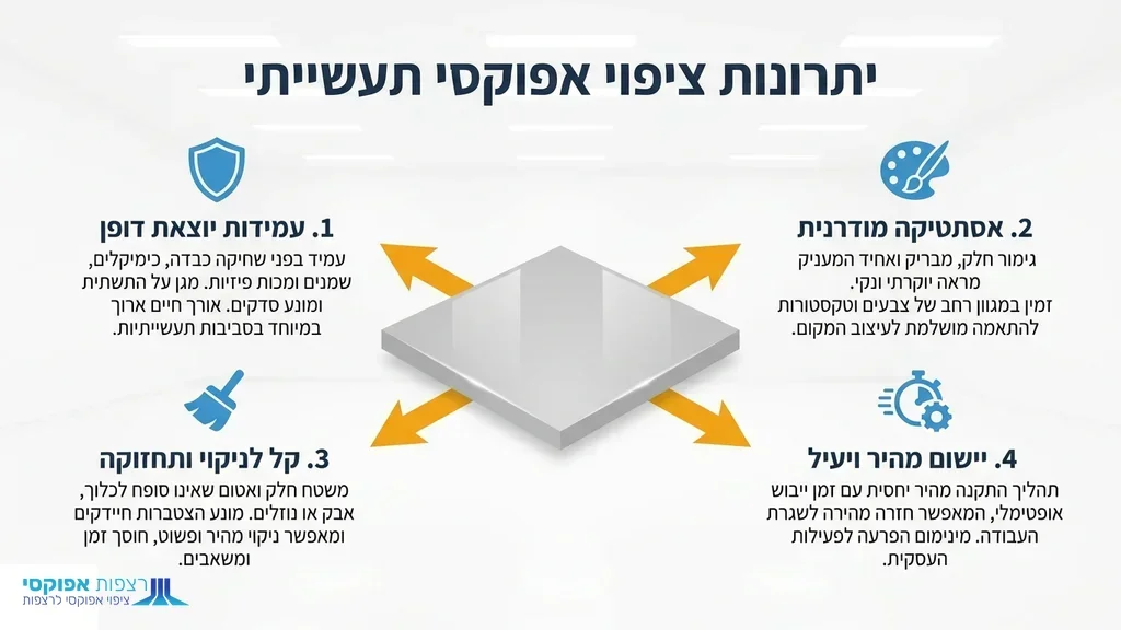 נוצר על ידי מודל בינה מלאכותית Gemini Pro ציפוי אפוקסי באשדוד למרכז לוגיסטי