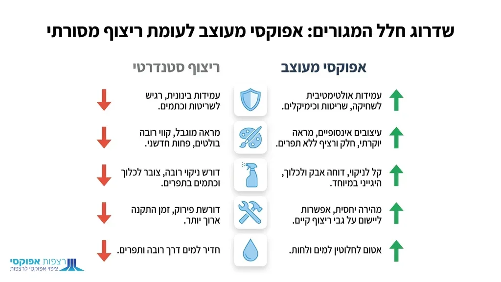 נוצר על ידי מודל בינה מלאכותית Gemini Pro רצפת אפוקסי מעוצבת ויוקרתית לבית פרטי