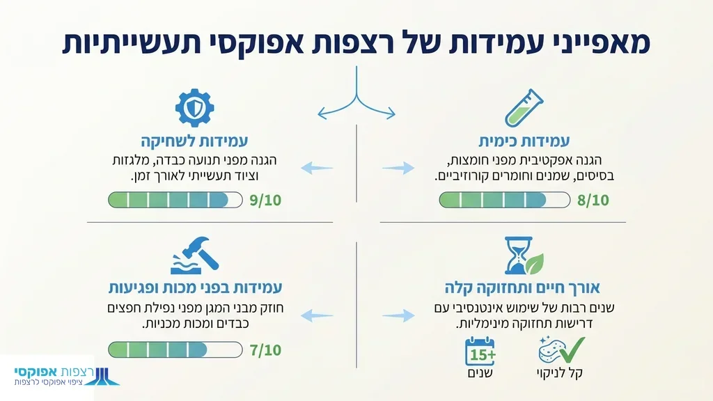 נוצר על ידי מודל בינה מלאכותית Gemini Pro רצפת אפוקסי מבריקה בחלל תעשייתי